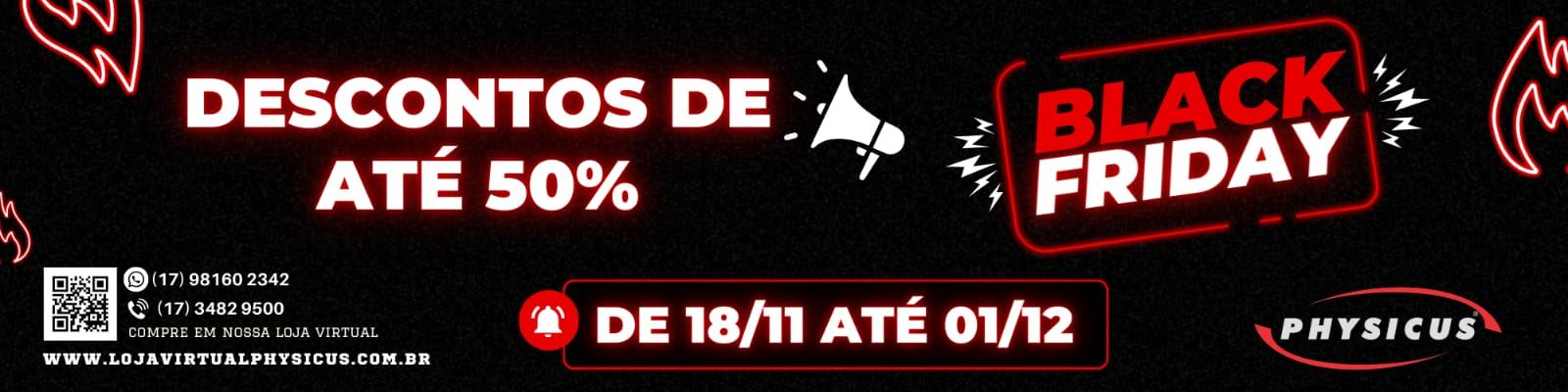 Black Friday desconto até 50%